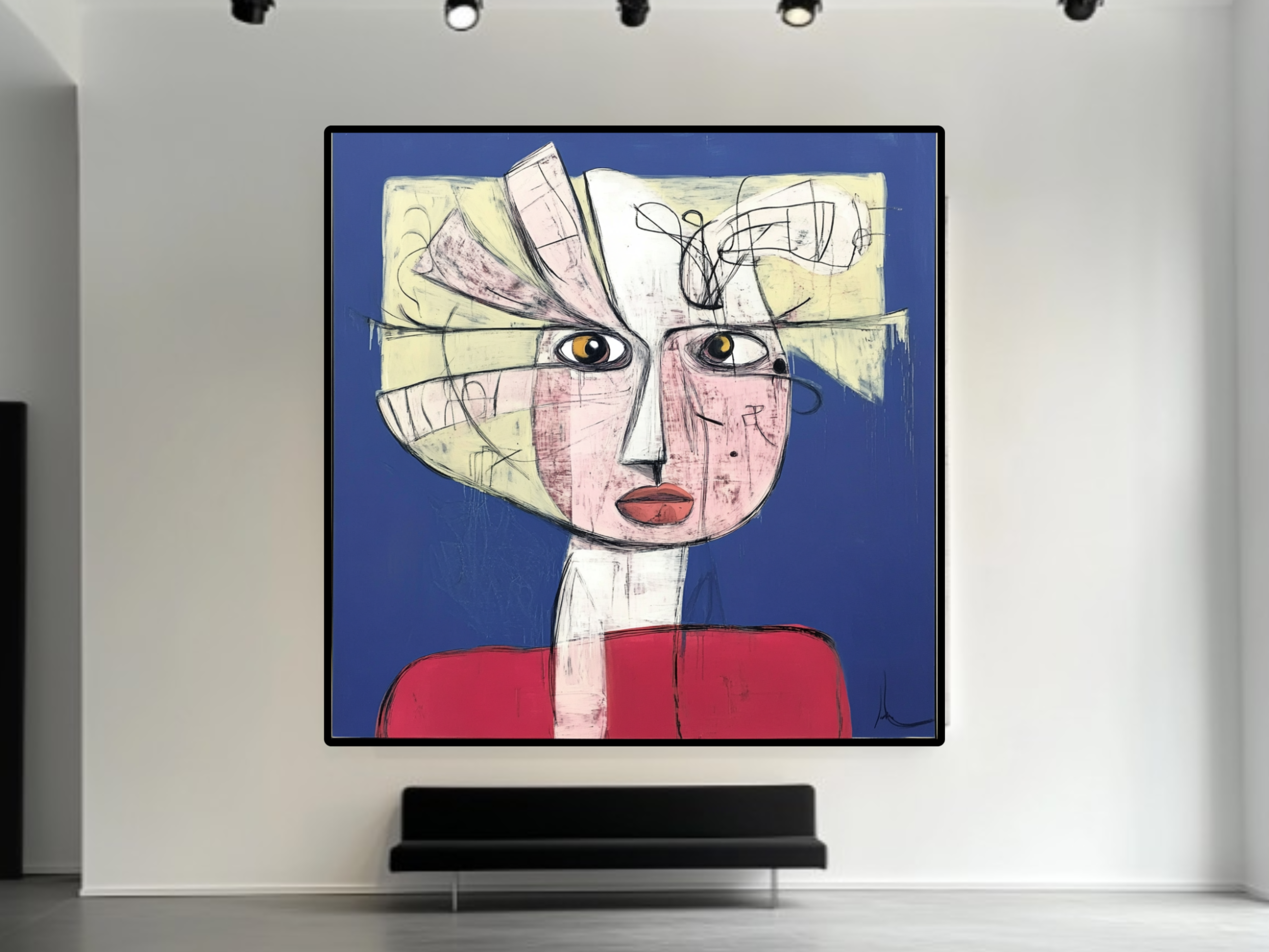 Canvas Print : "Abstract Muse"-Chiara Rossetti
