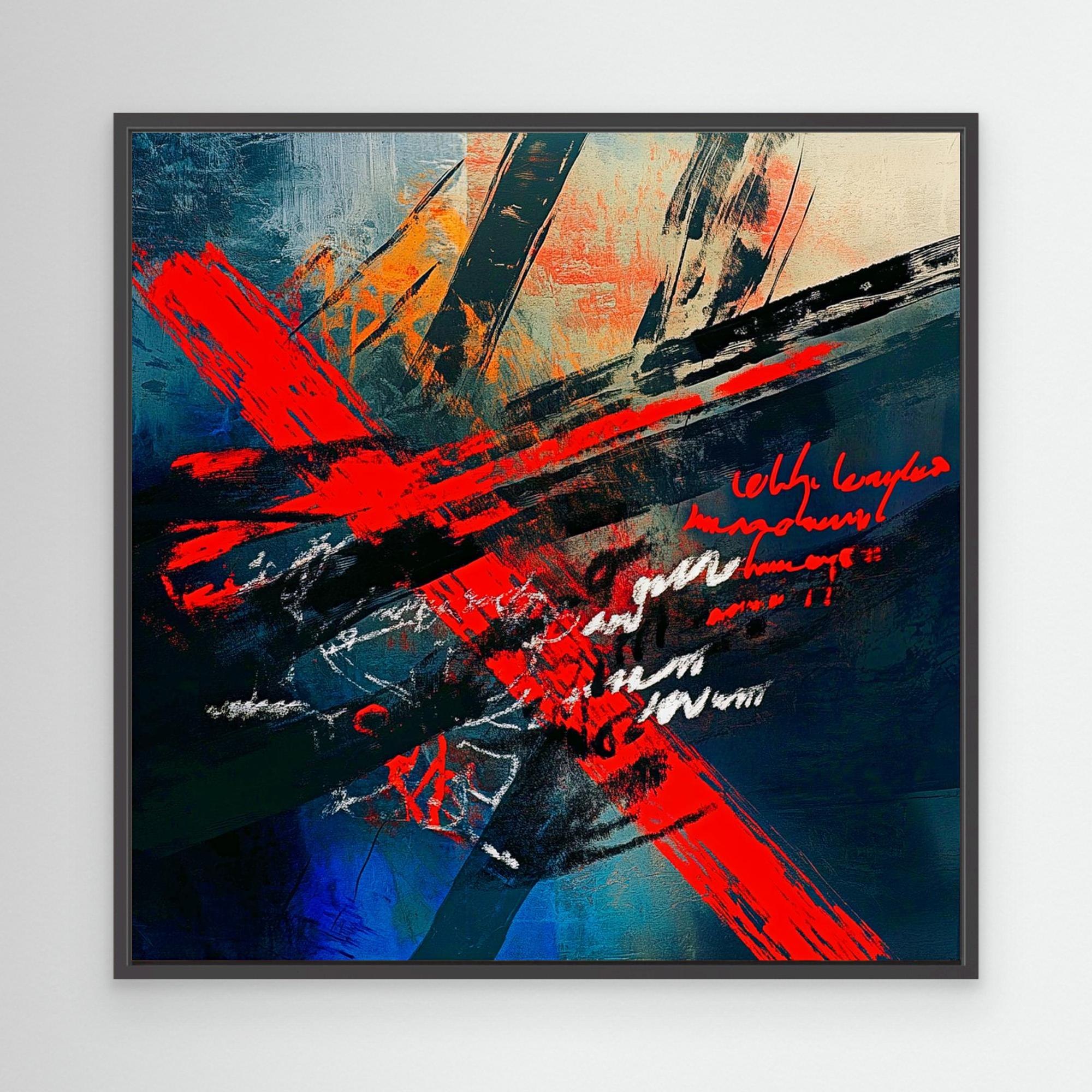 Canvas Print : Vivid Chaos - Abstract Wall Art Canvas