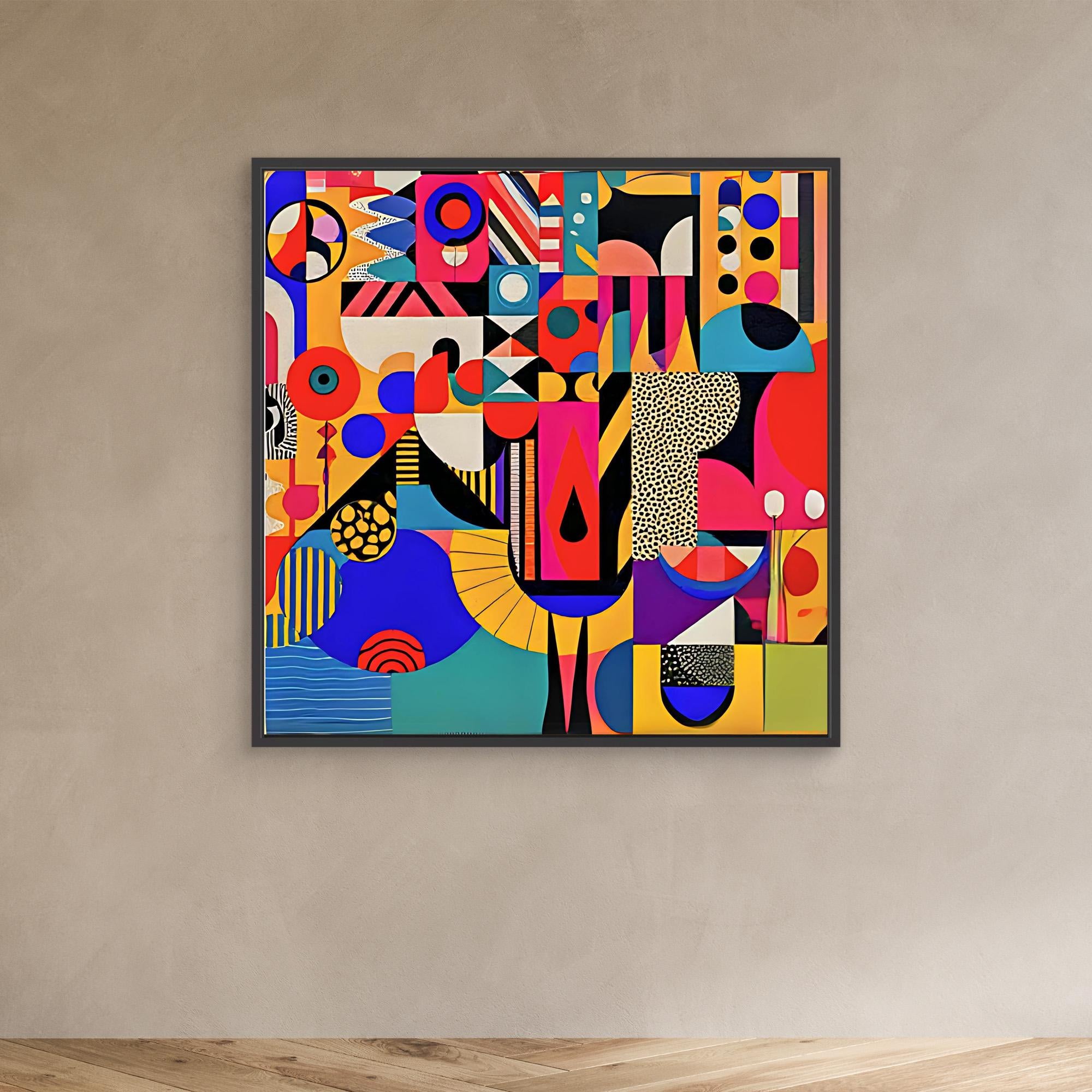 Canvas Print Art: Abstract Geometric Shapes 