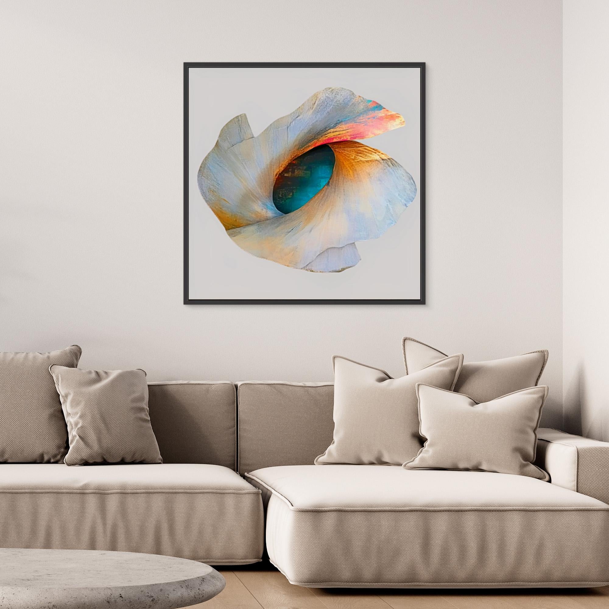 Canvas Print: Ethereal Bloom - Abstract Organic Wall Art