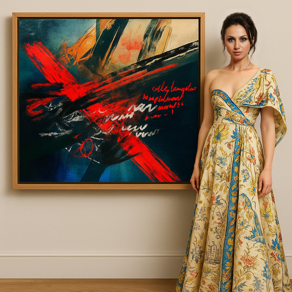 Canvas Print : Vivid Chaos - Abstract Wall Art Canvas - Chiara Rossetti