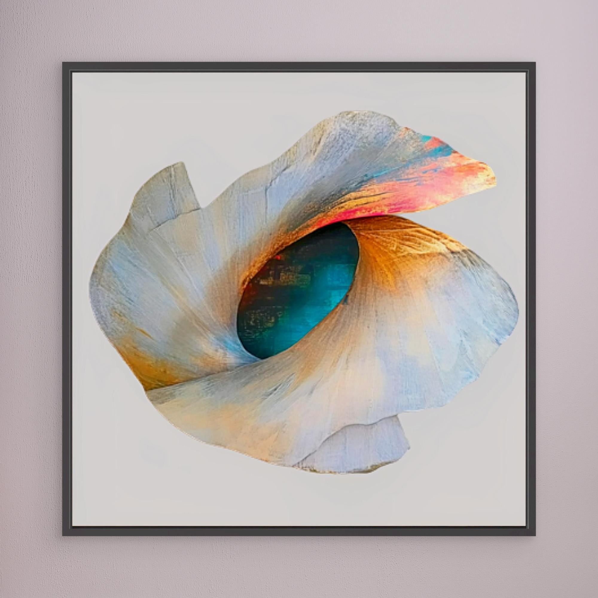 Canvas Print: Ethereal Bloom - Abstract Organic Wall Art