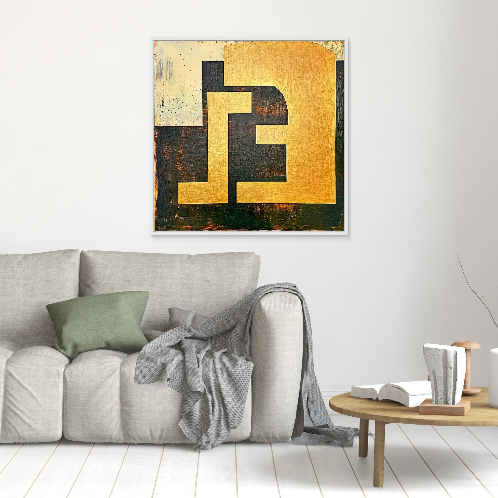 Canvas Print : Radiant Geometry - Modern Abstract Wall Art Canvas