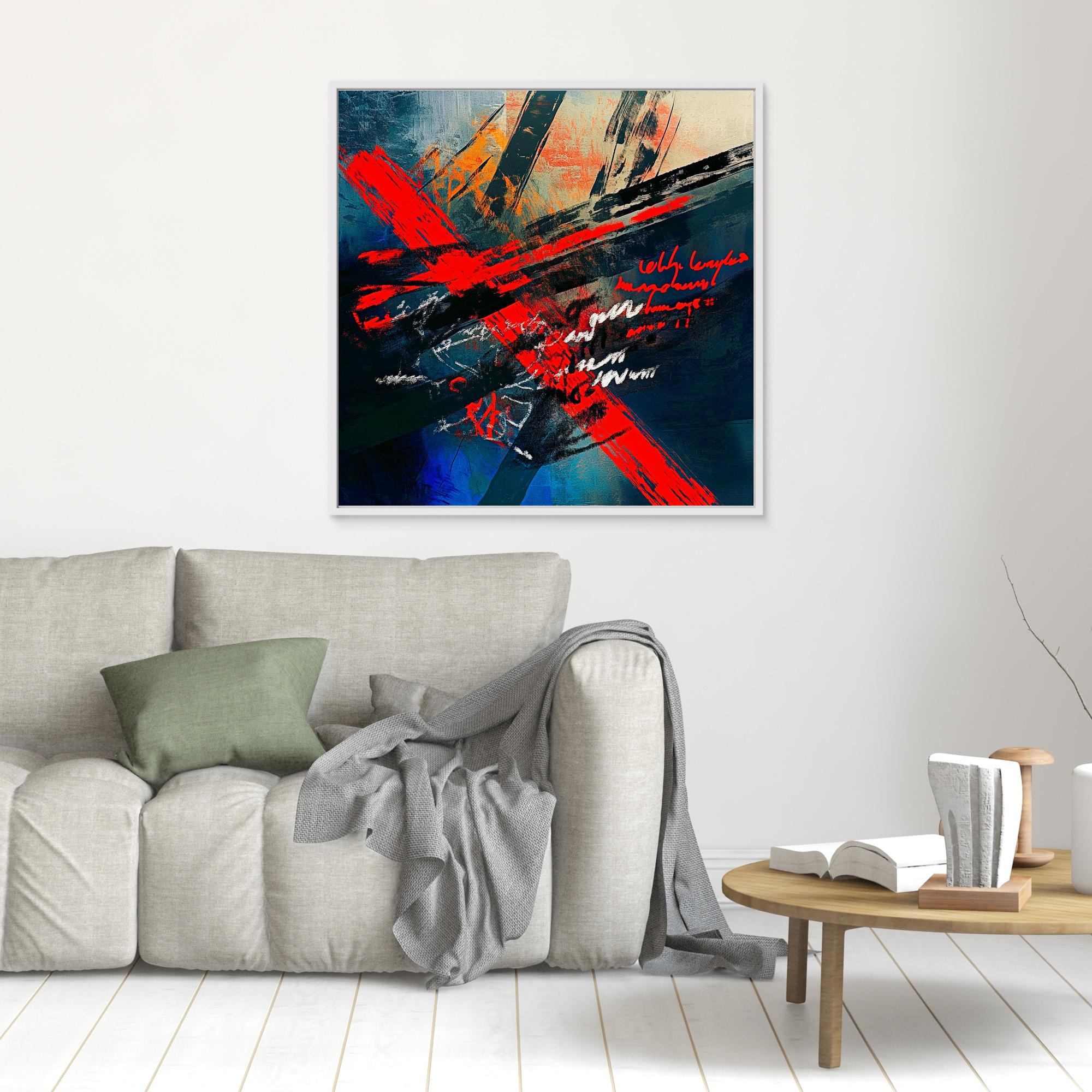 Canvas Print : Vivid Chaos - Abstract Wall Art Canvas