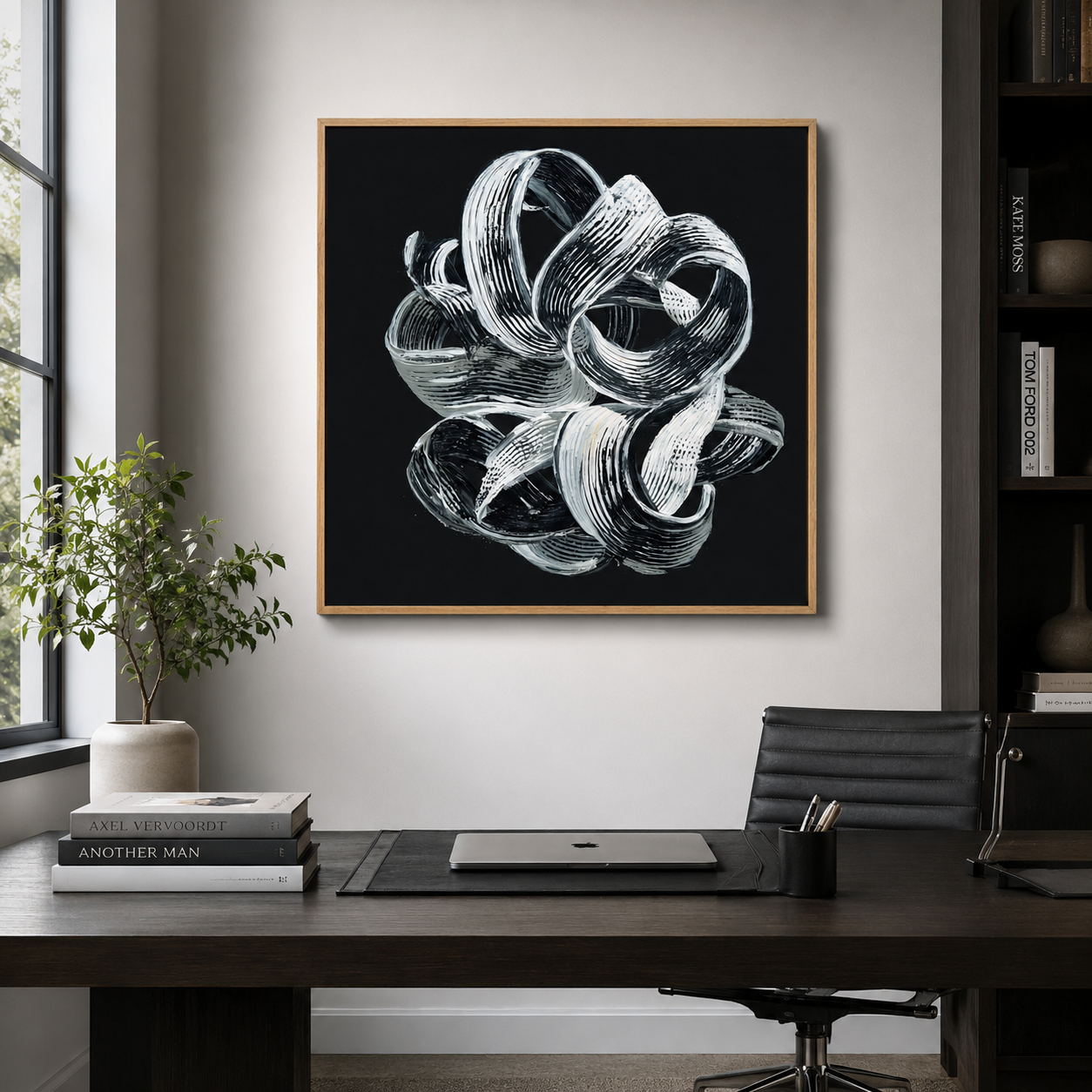 Black and White Living Room Wall Art