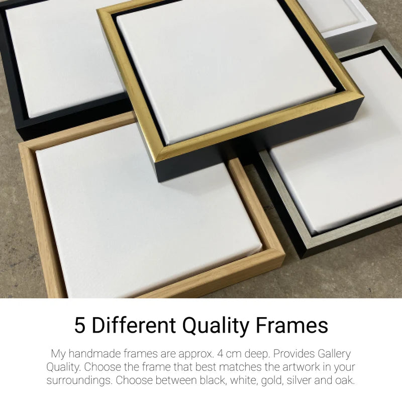 Canvas Print: Ember Frames - Abstract Modern Art Canvas-Chiara Rossetti