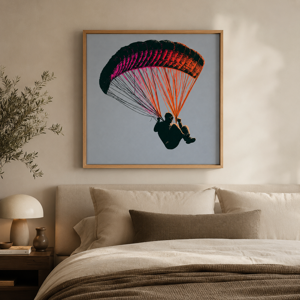 Sports Wall Art Canvas Print — Free Fall by Rossetti Art