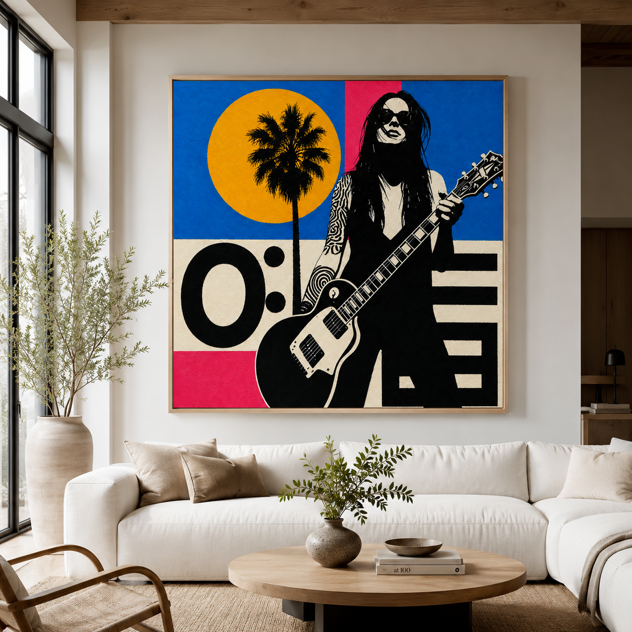 Guitar Wall Art Canvas Print — Electric by Rossetti Art