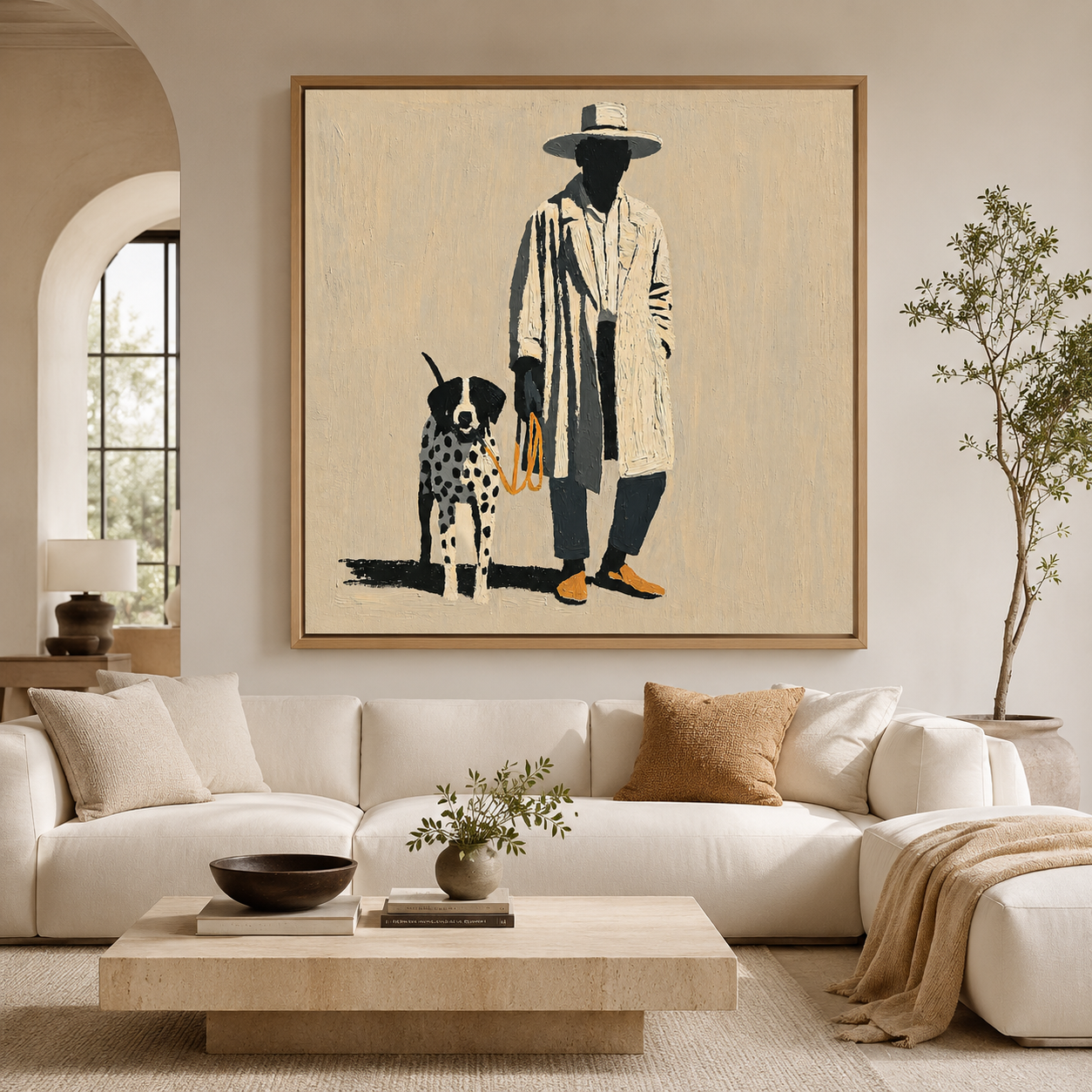 Dalmatian Wall Art Canvas Print — Promenade by Rossetti Art