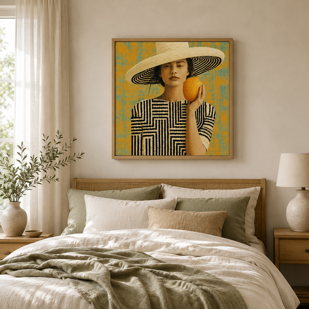 Large Portrait Canvas Print — Valencia by Rossetti Art