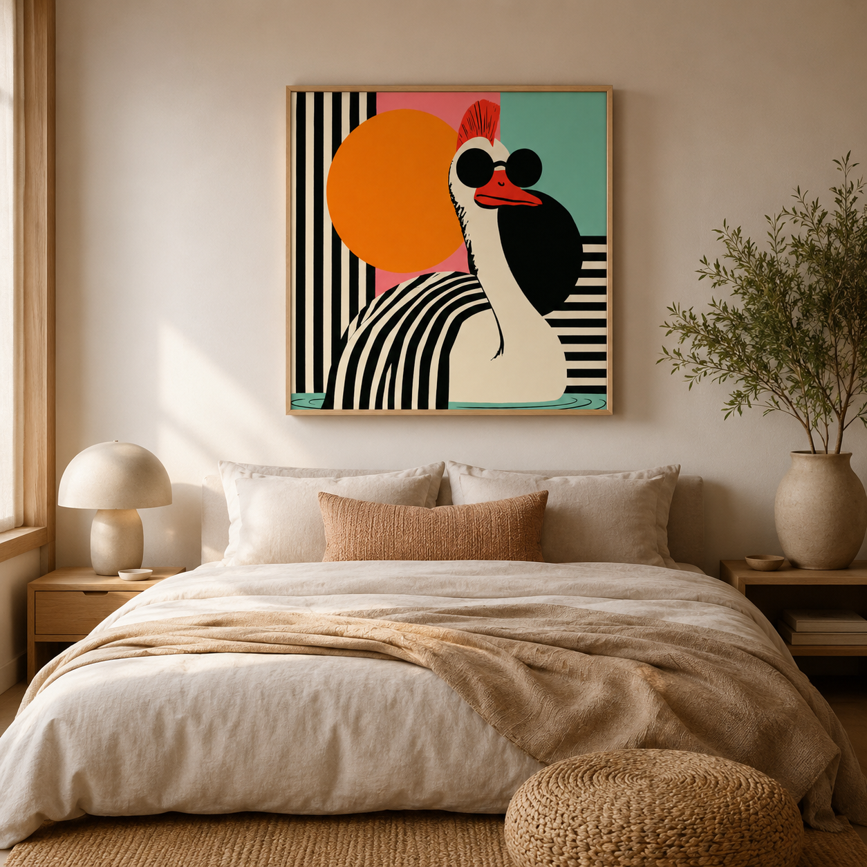 Animal Canvas Print Wall Art — Strut by Rossetti Art