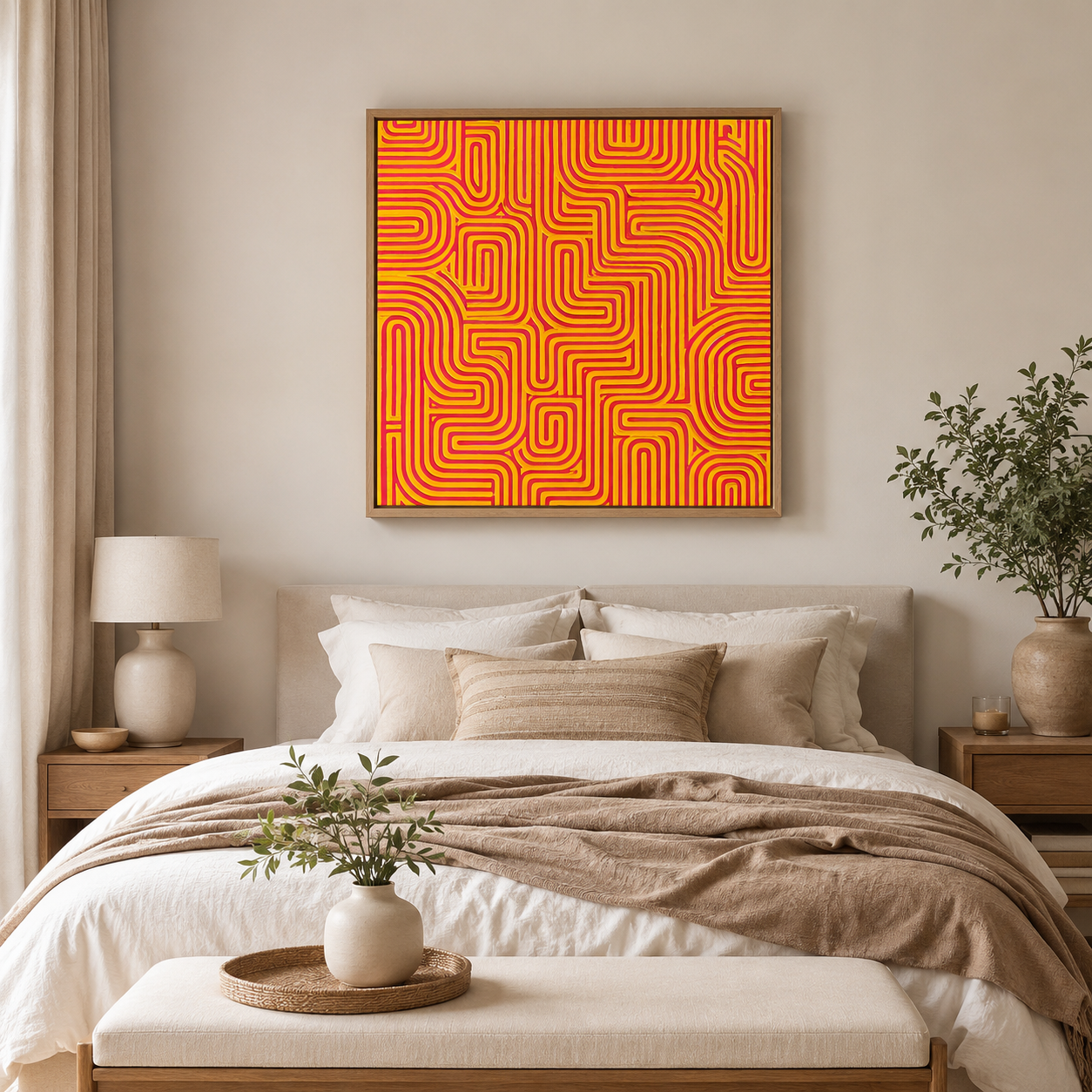Psychedelic Wall Art — Fever Canvas Print | Rossetti Art