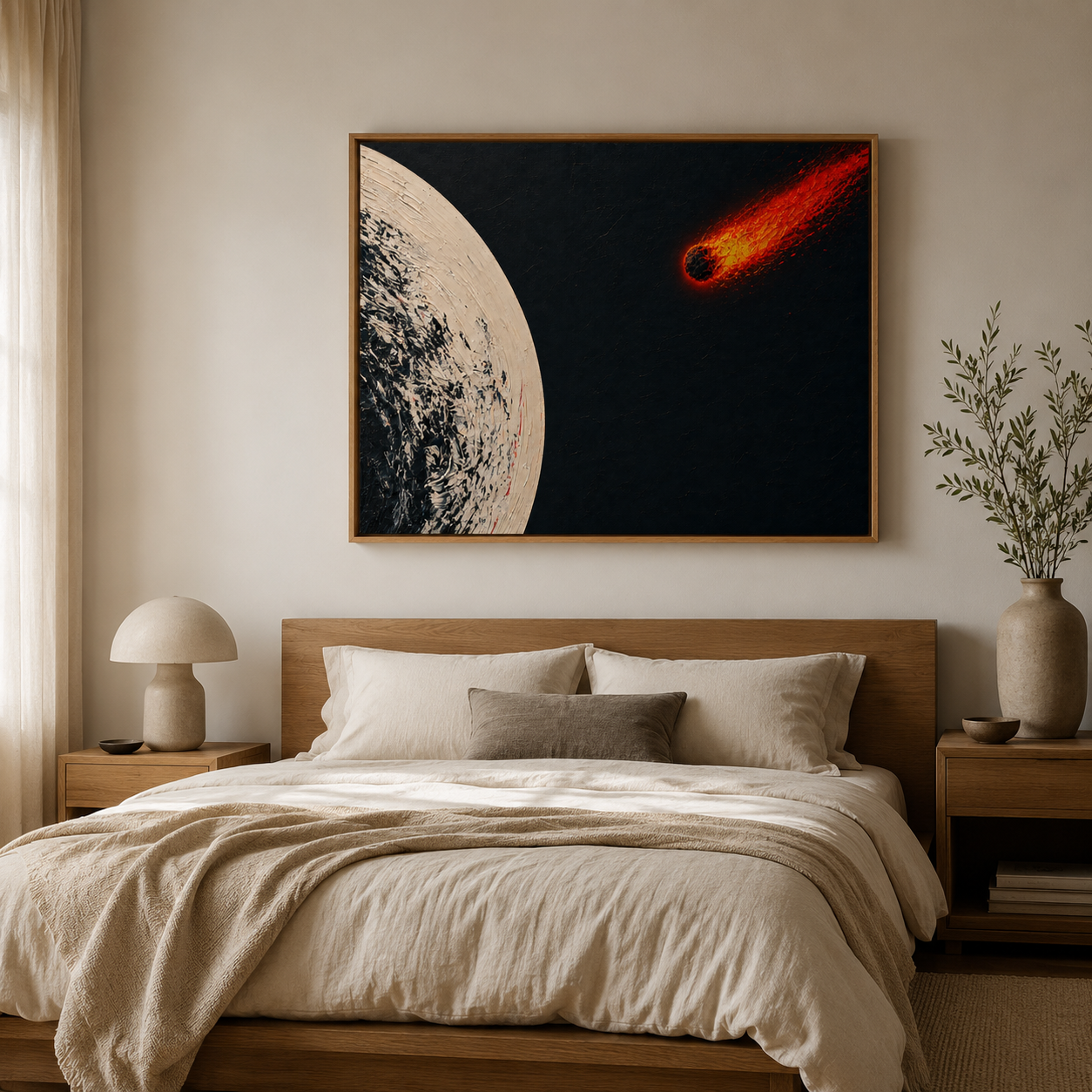 Space Canvas Print — The Approach by Rossetti Art