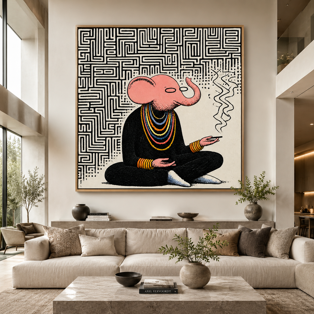 Elephant Canvas Print — The Sage by Rossetti Art