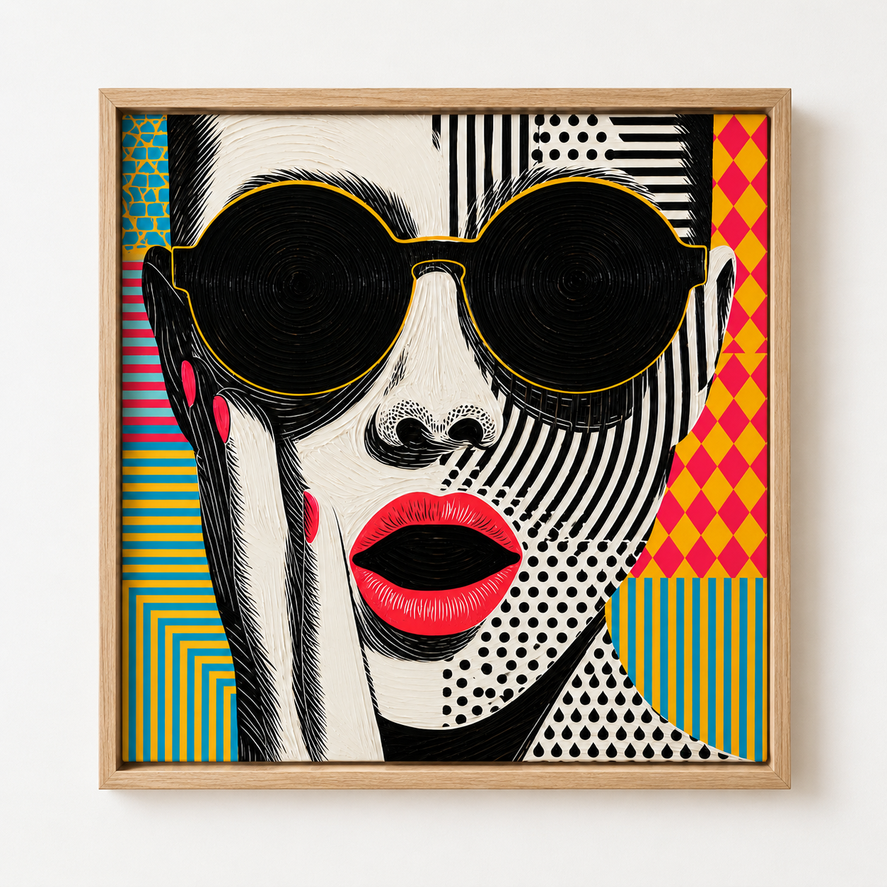 Pop Art Print — Mosaic by Rossetti Art