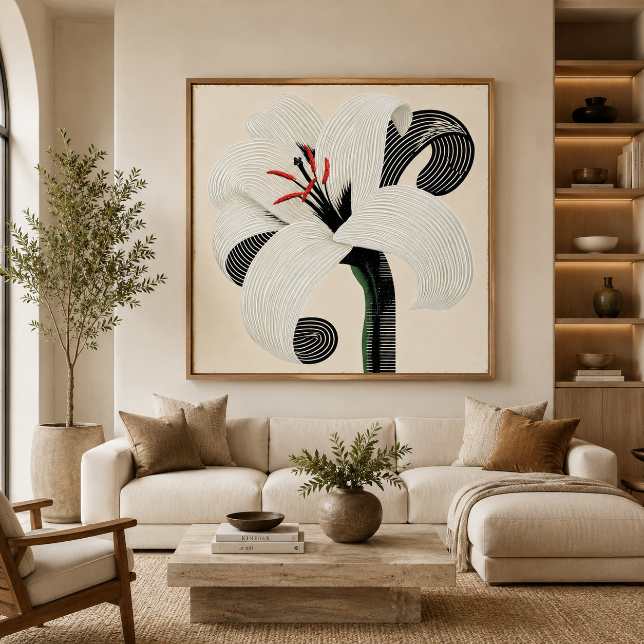 Floral Canvas Print — Flourish by Rossetti Art