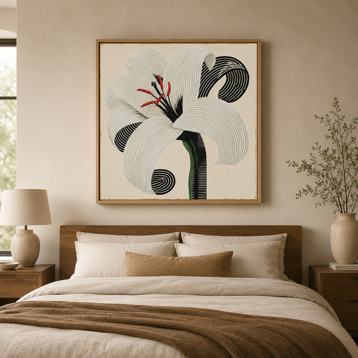 Floral Canvas Print — Flourish by Rossetti Art