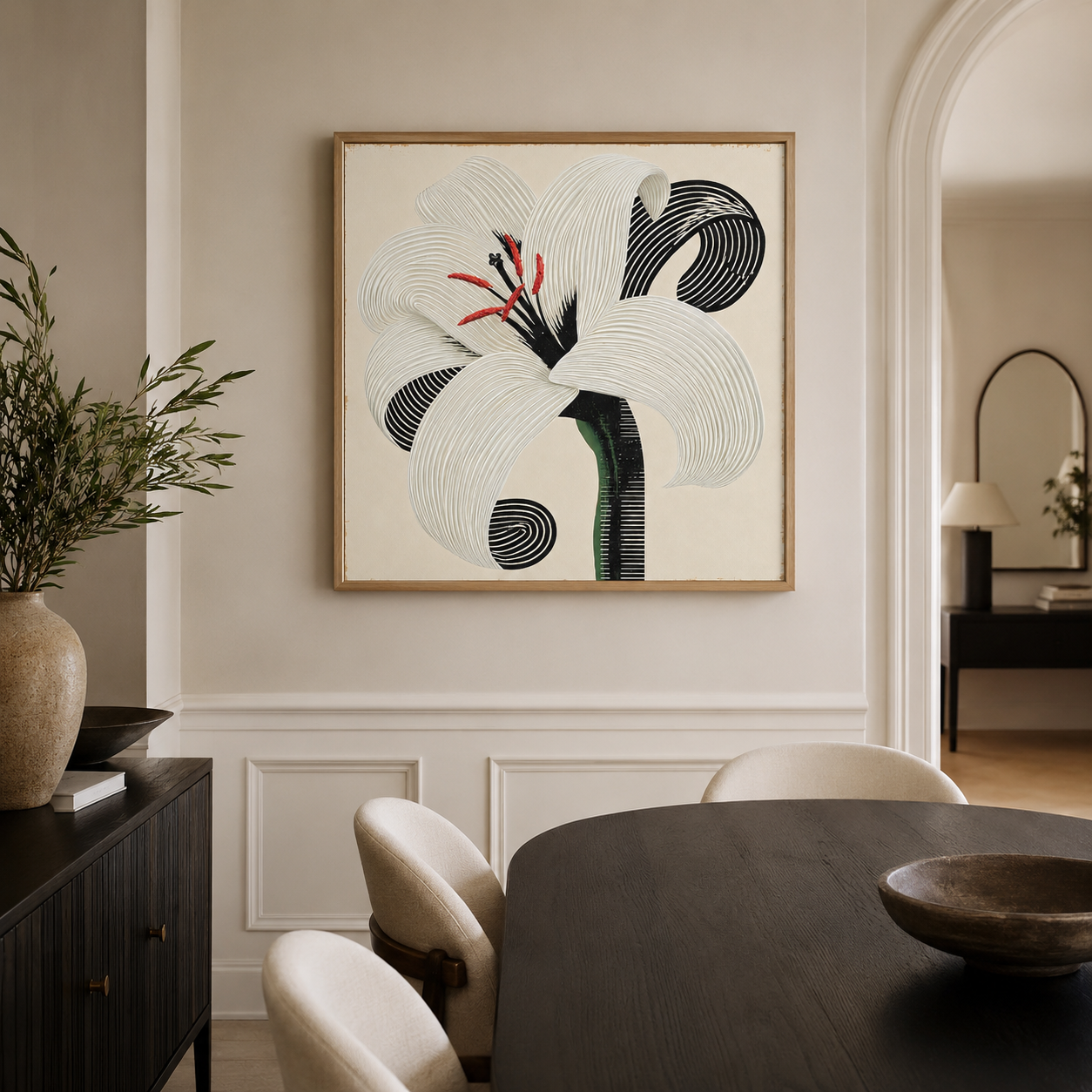 Floral Canvas Print — Flourish by Rossetti Art