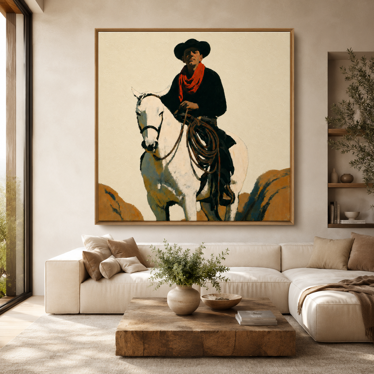 Cowboy Wall Art — The Wrangler by Rossetti Art