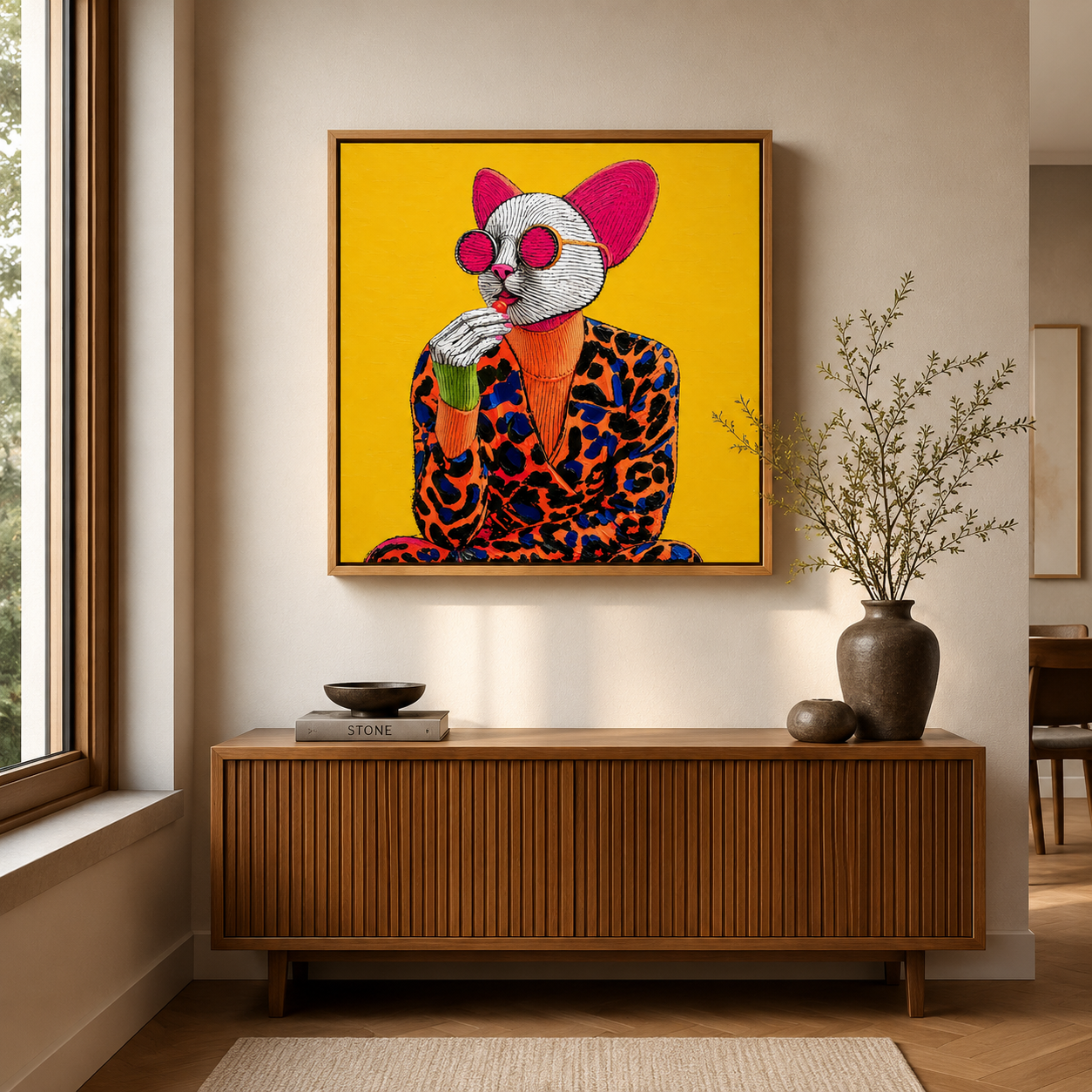 Whimsical Animal Wall Art — The Diva by Rossetti Art
