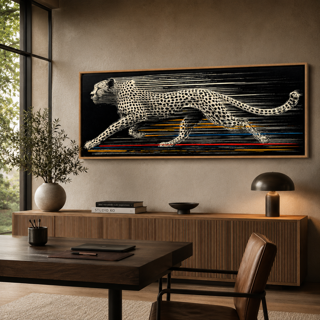 Cheetah Wall Art — Sprint | Rossetti Art