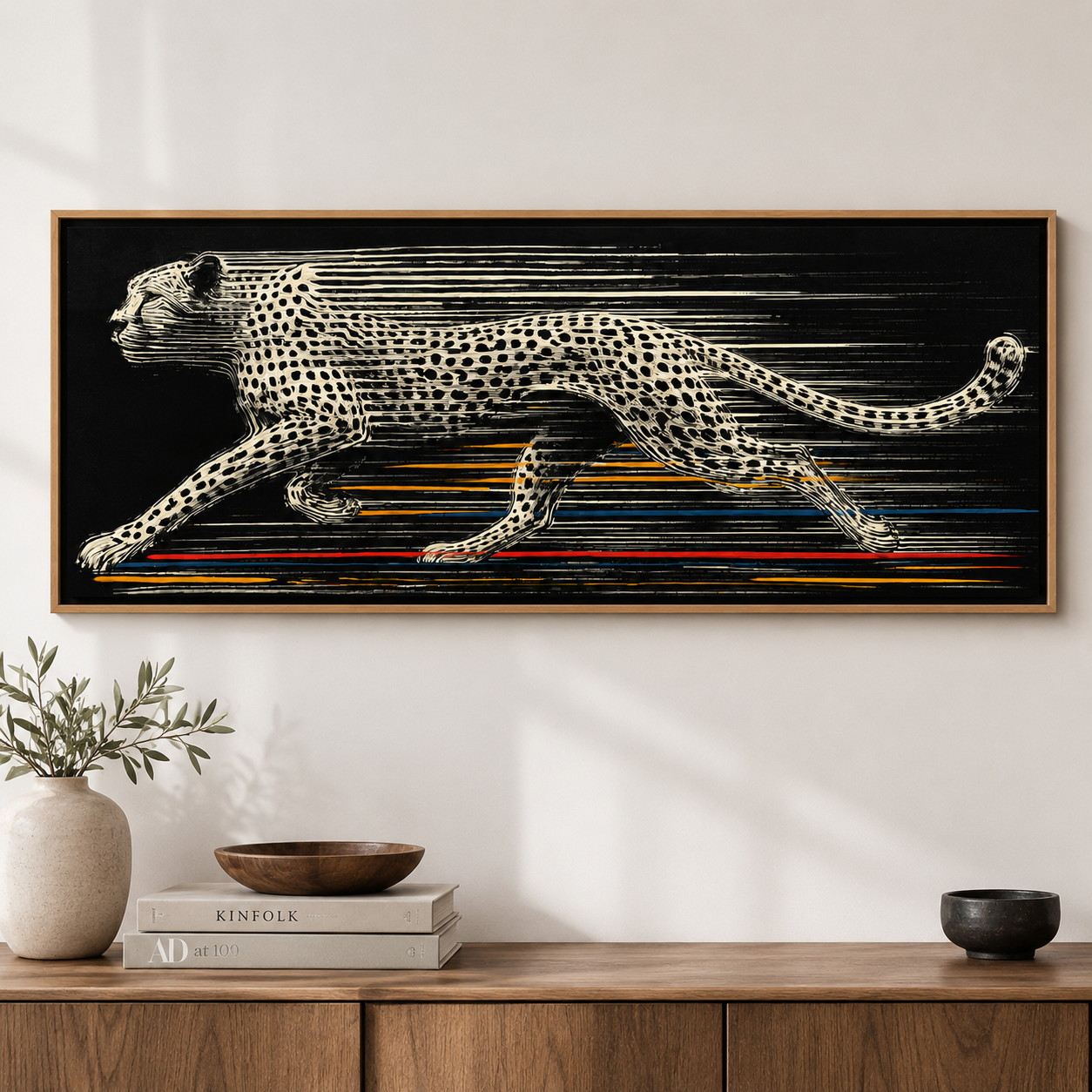 Cheetah Wall Art — Sprint | Rossetti Art