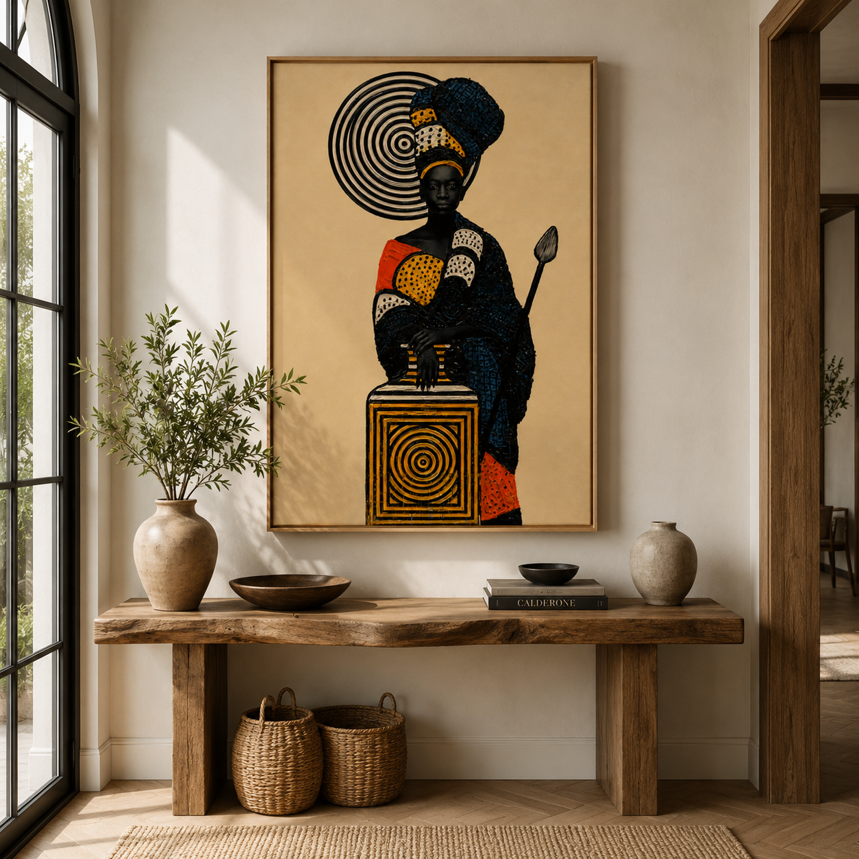 African Queen Wall Art — The Sentinel Canvas Print | Rossetti Art