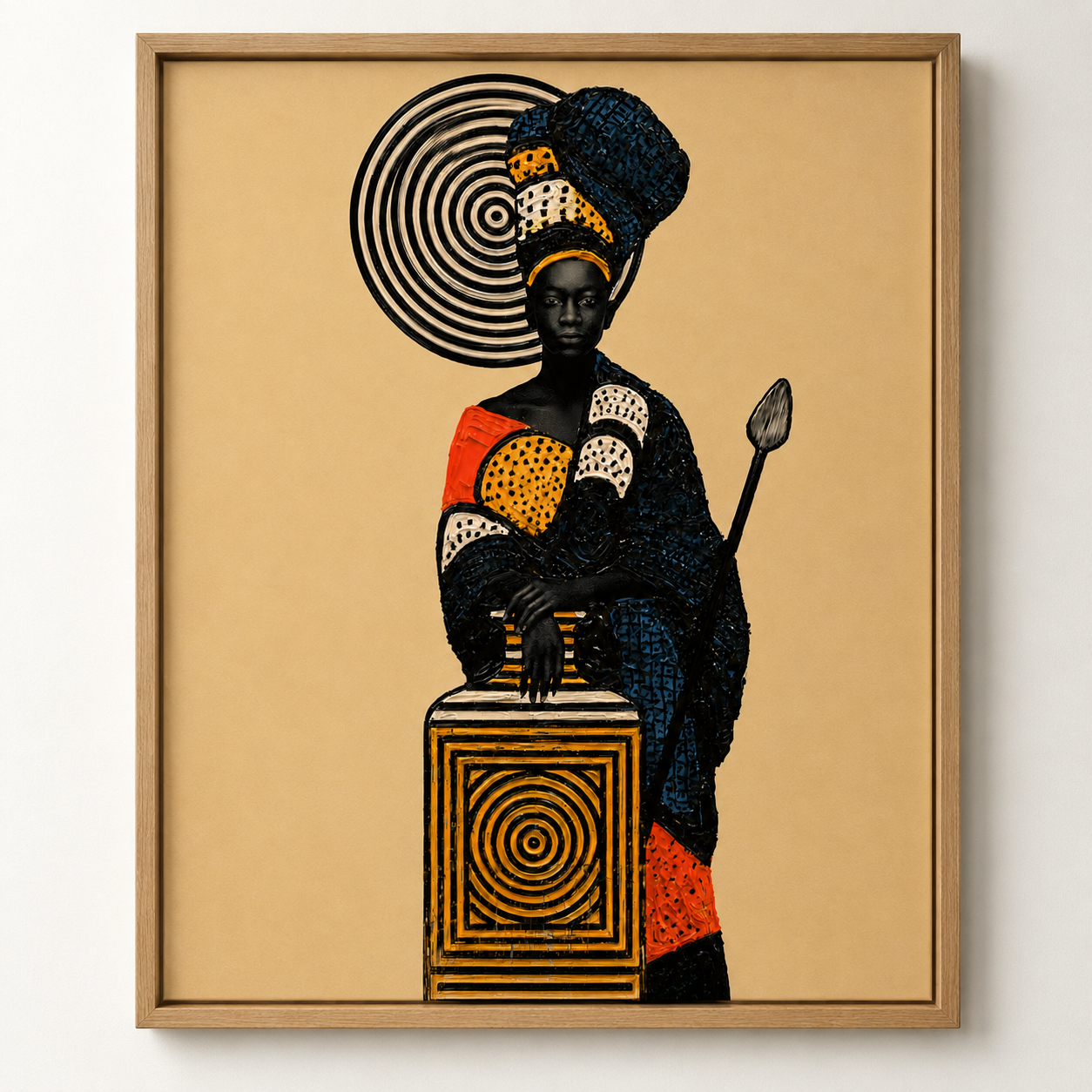 African Queen Wall Art — The Sentinel Canvas Print | Rossetti Art