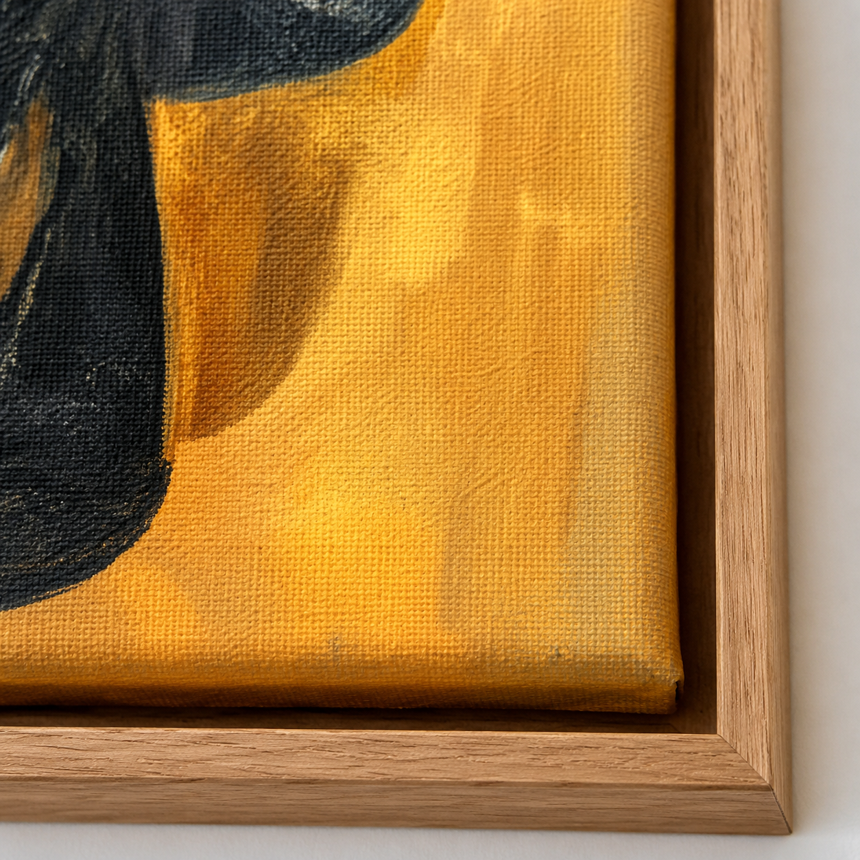 "Canvas Print: Duality of Colors - Abstract Portrait Art"
