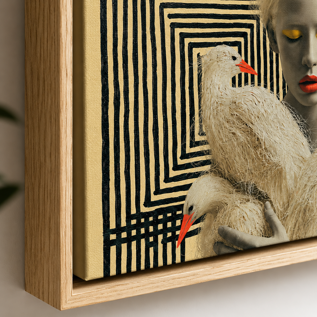 Eclectic Wall Art Canvas — The Keeper by Rossetti Art
