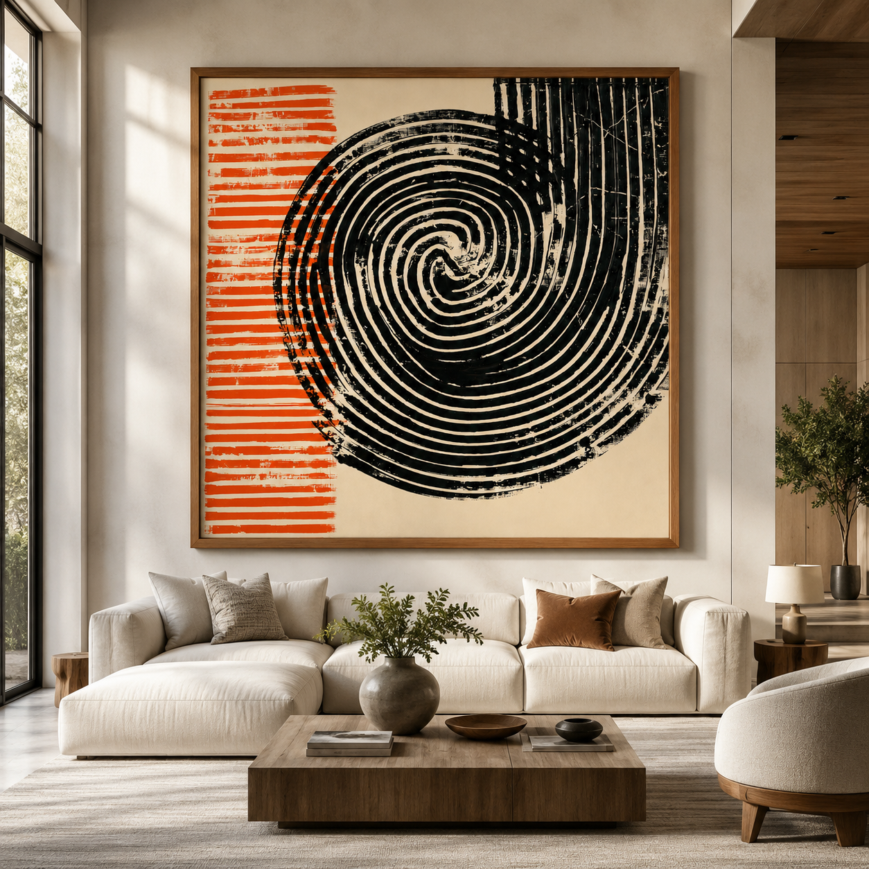 Abstract Art Print — The Whorl by Rossetti Art
