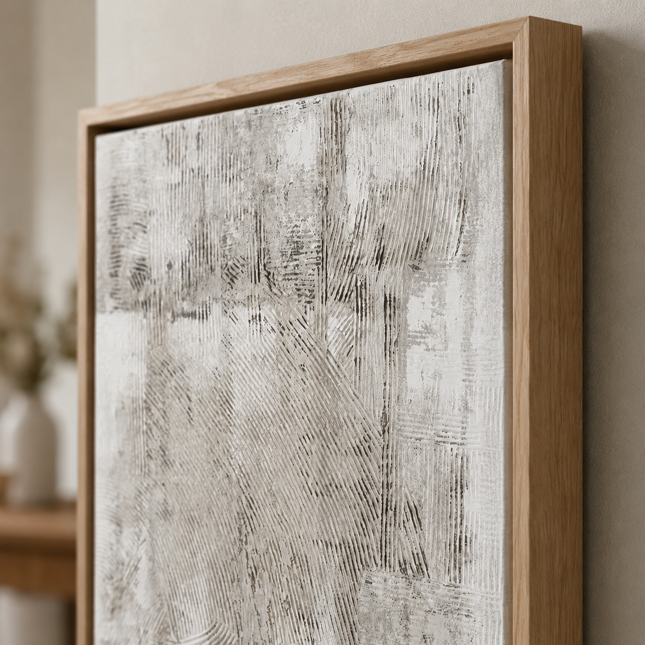 Large Abstract Wall Art Original Painting — Palimpsest by Rossetti Art