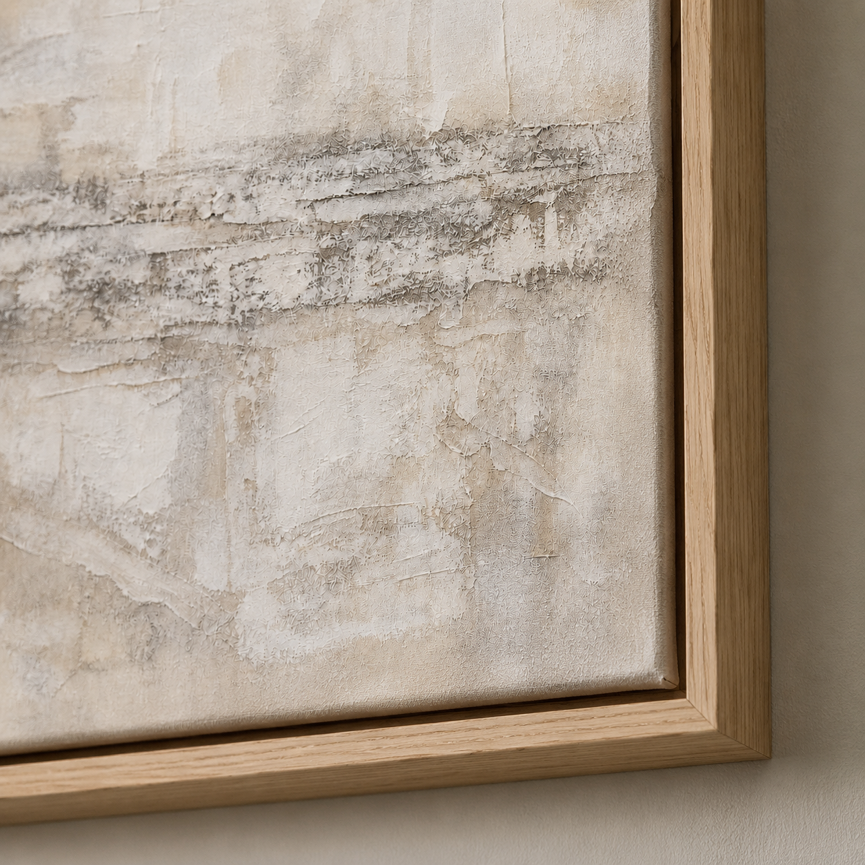 Neutral Abstract Painting Original Painting — Threshold by Rossetti Art