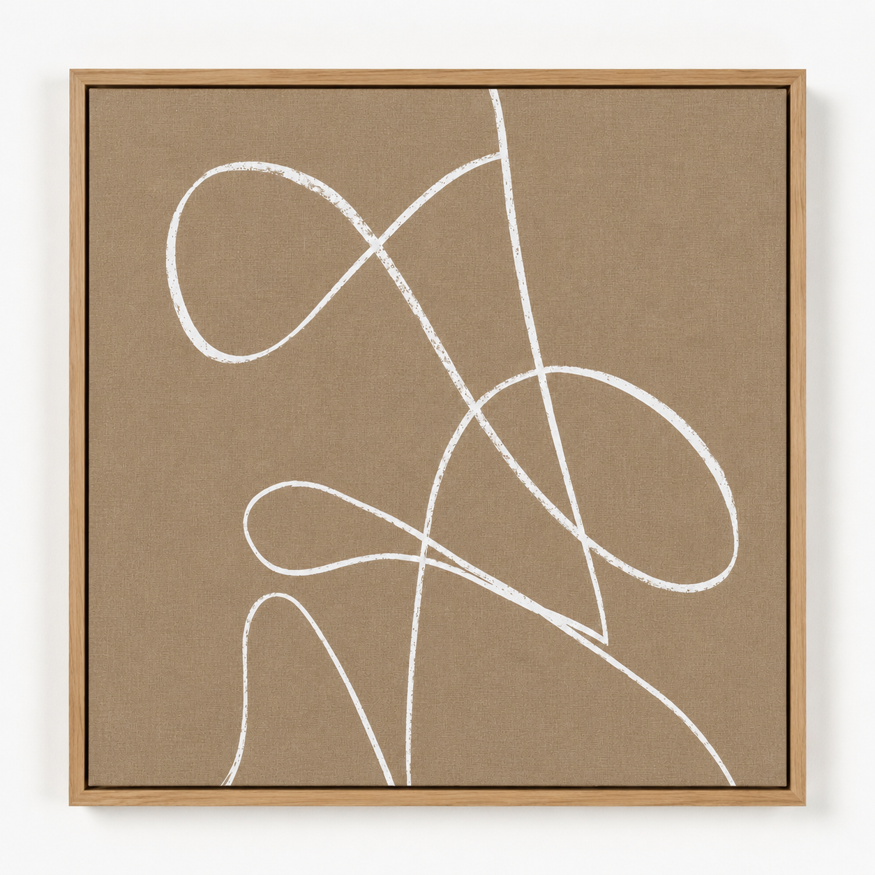 Abstract Line Art Canvas Print — Arabesque by Rossetti Art