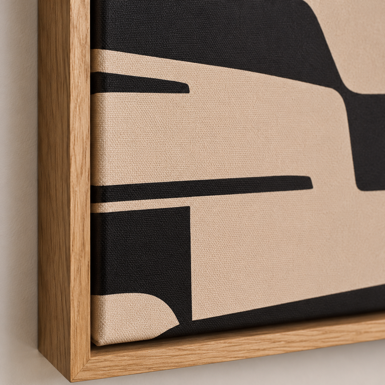 Geometric Abstract Wall Art Canvas Print — Labyrinth by Rossetti Art