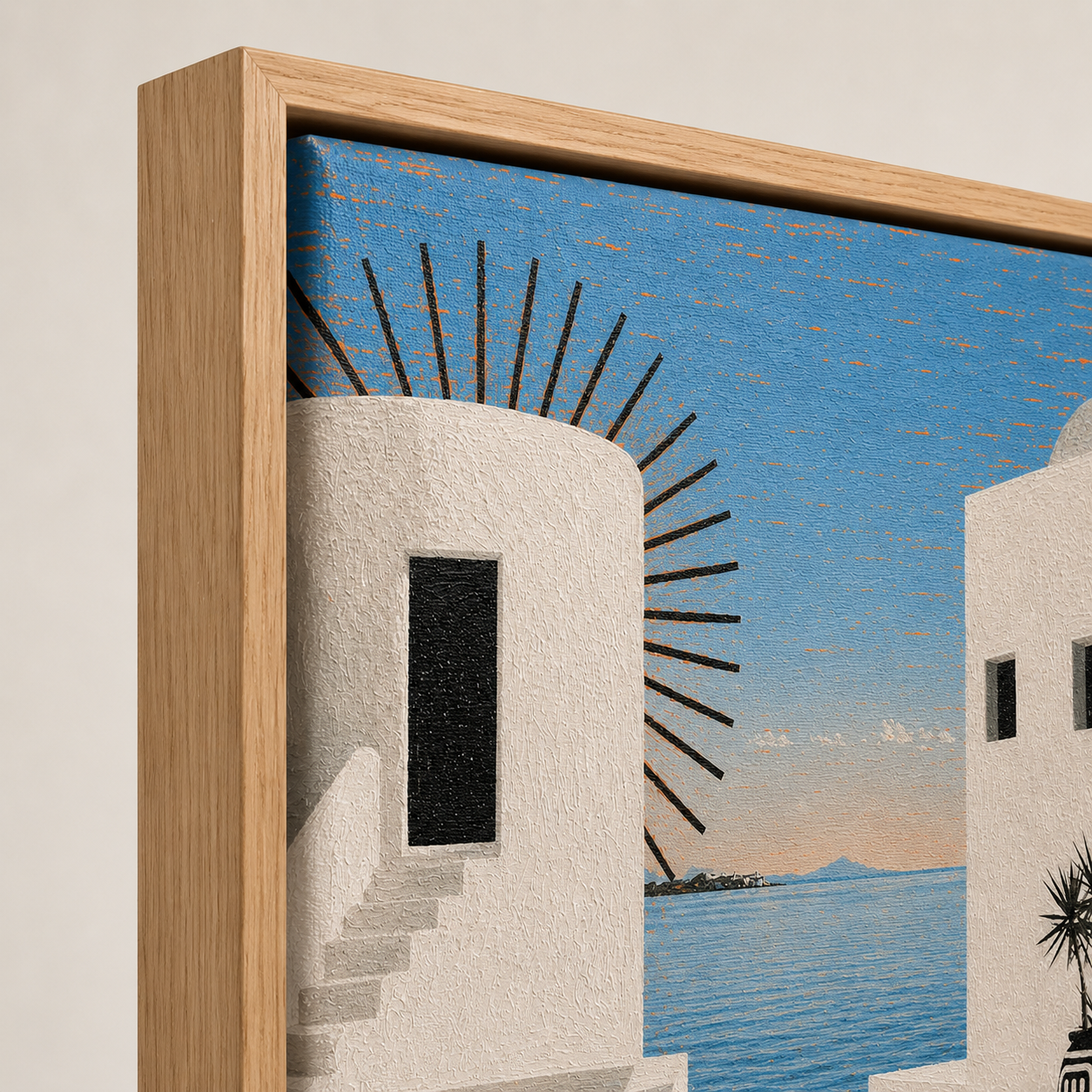 Mykonos Art Print — Hora by Rossetti Art