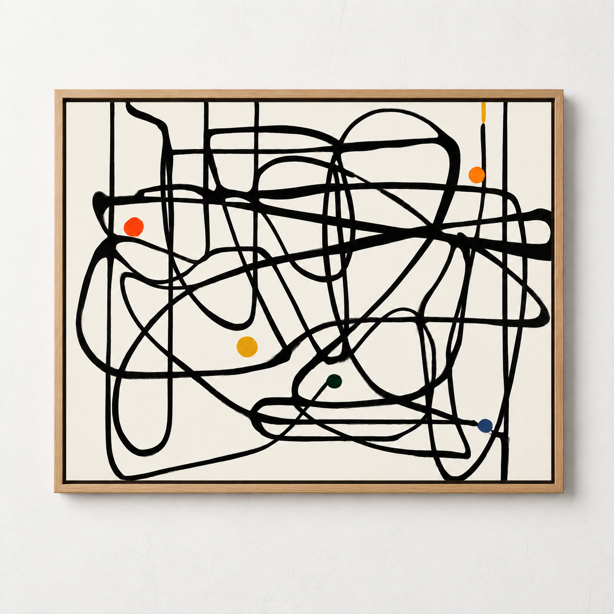 Doodle Wall Art – Tangled Orbit by Rossetti Art