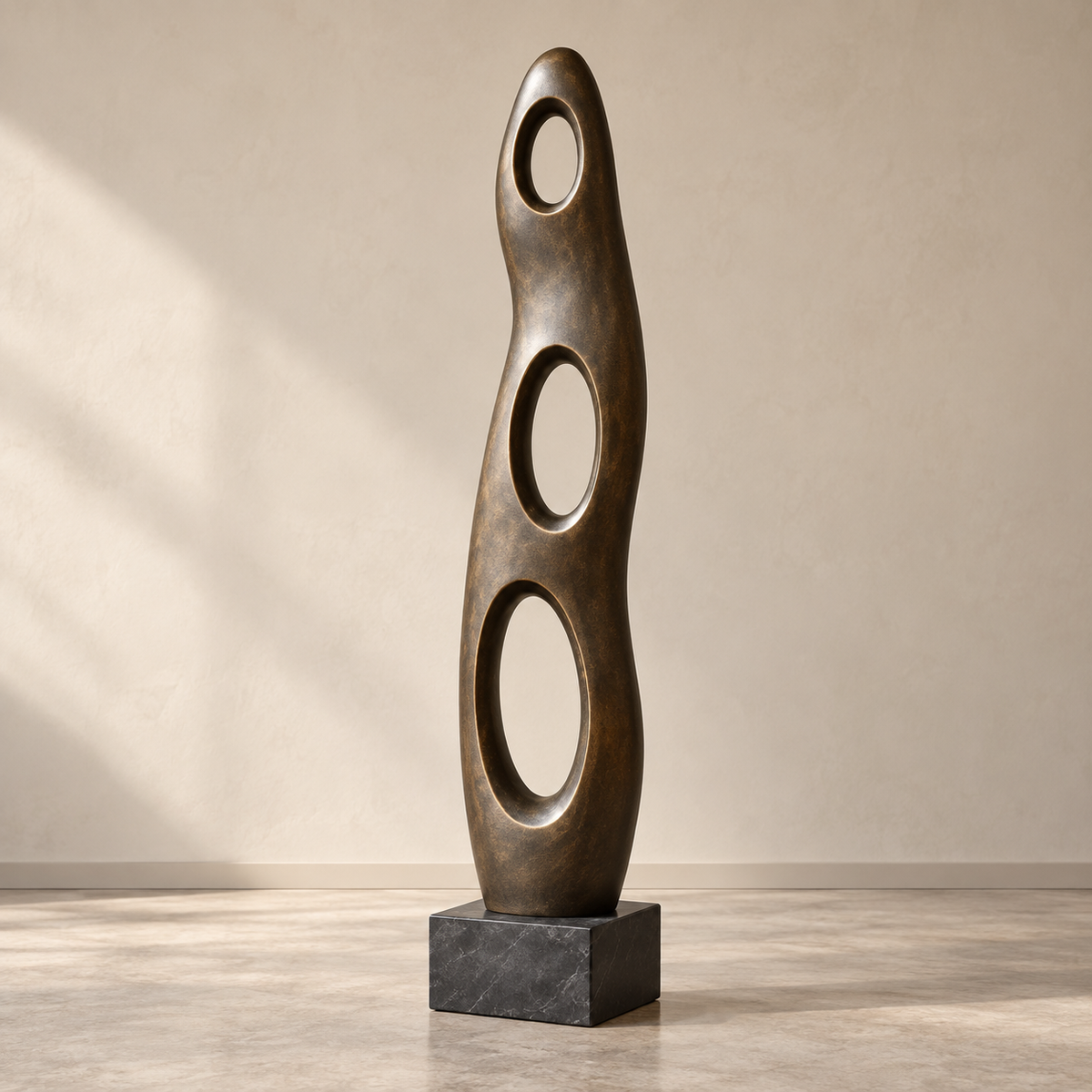 Modern Floor Sculpture - Rising Echo alternate view