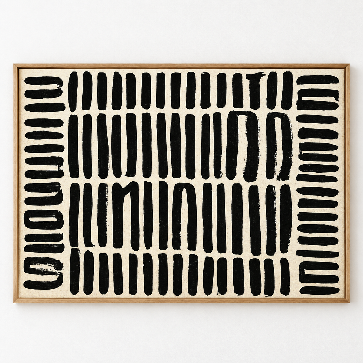 Tribal Wall Art – Tribal Grid by Rossetti Art – size guide