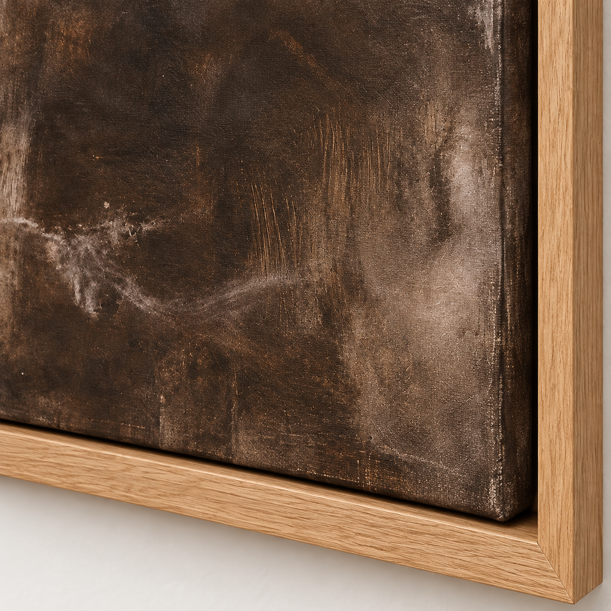 Textured Canvas Wall Art – Ashen Hollow by Rossetti Art – texture detail