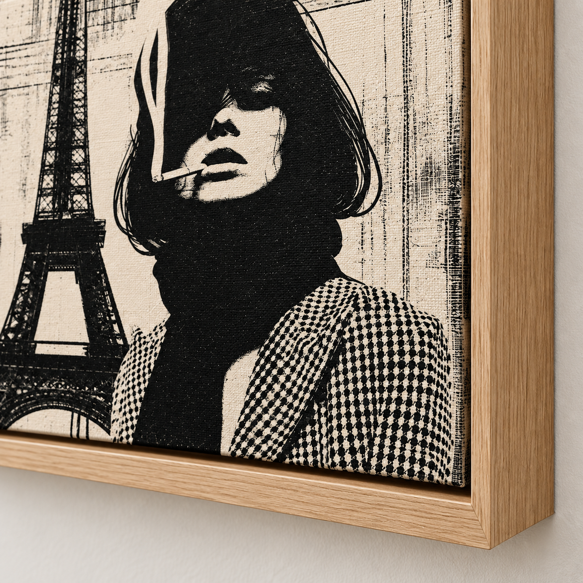 Paris Wall Art – Smoke & Steel by Rossetti Art – texture detail