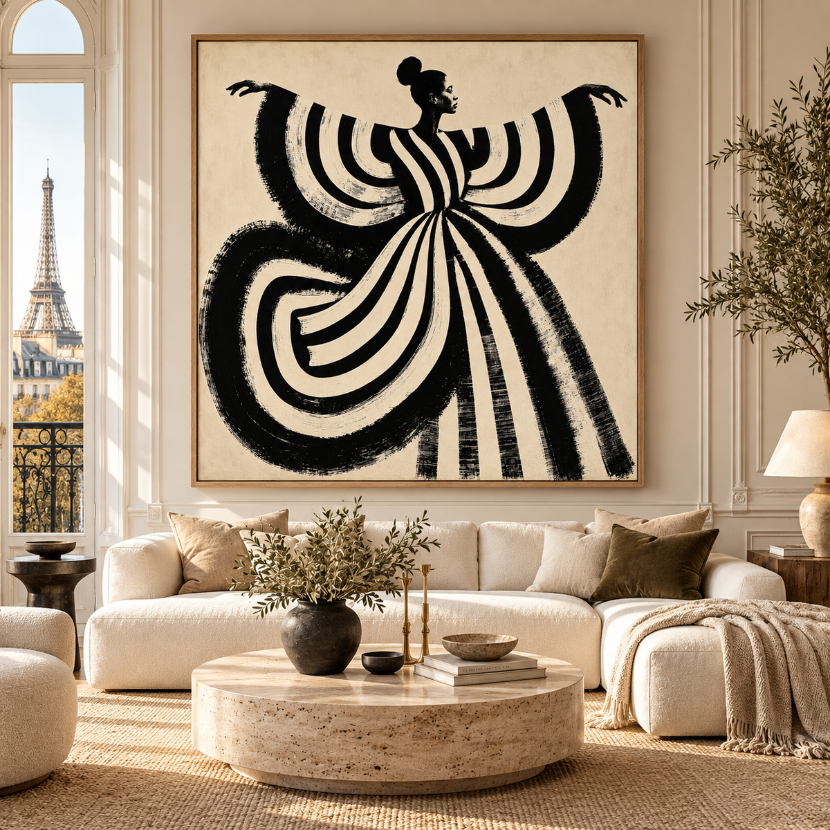 Dancer Wall Art – Whirlwind by Rossetti Art – living room styling