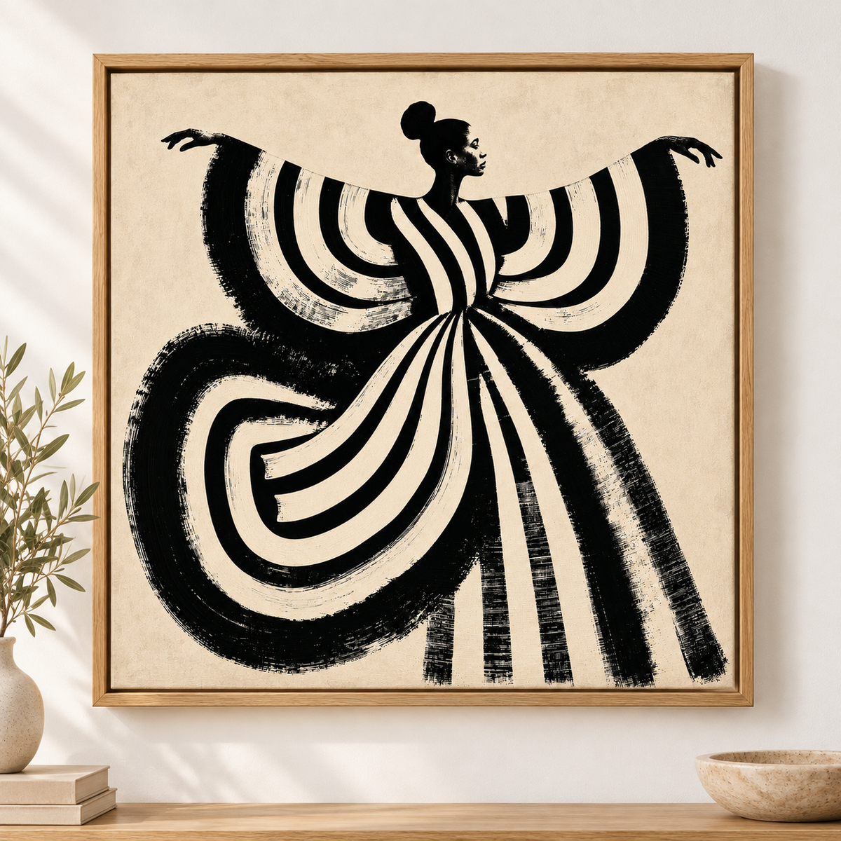 Dancer Wall Art – Whirlwind by Rossetti Art – entryway styling