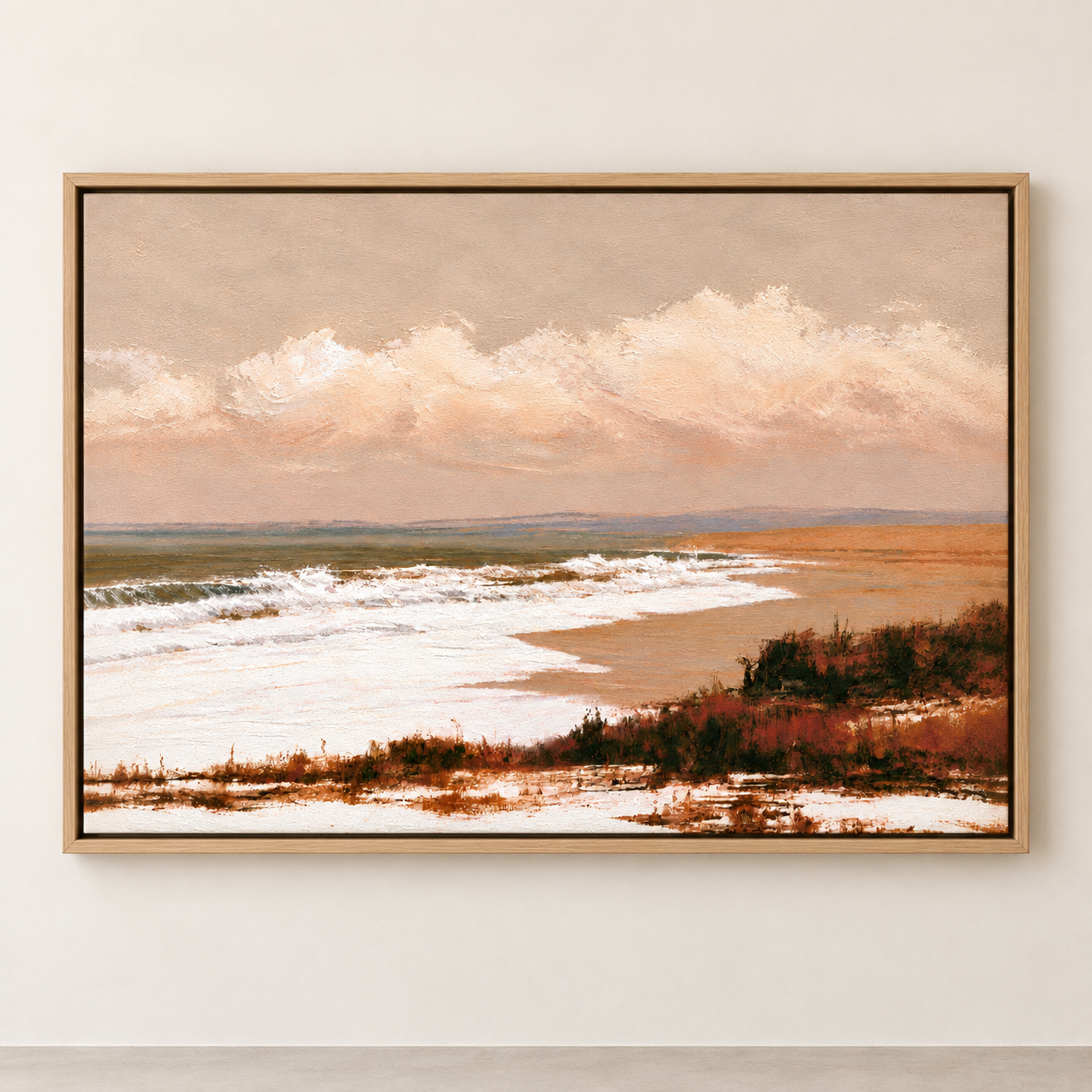 Beach painting – Dune Light canvas print by Rossetti Art