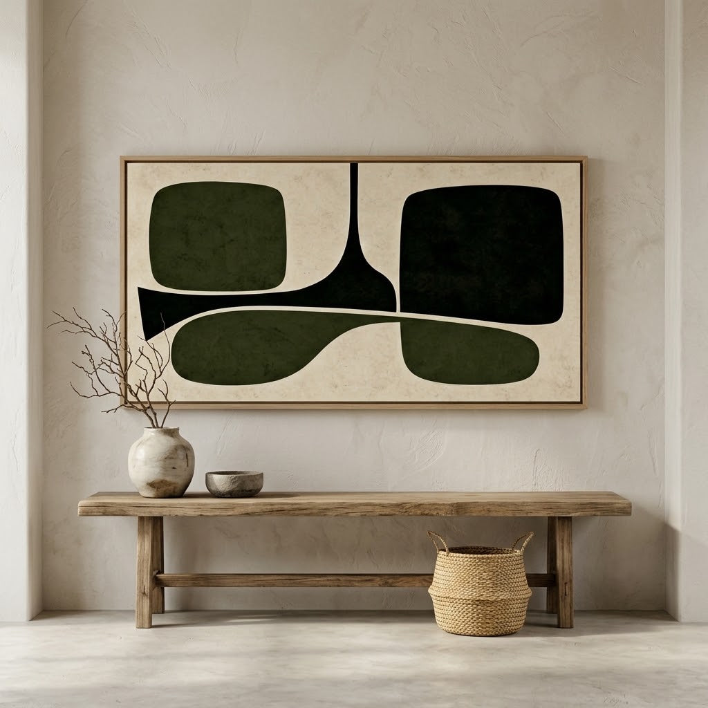 Abstract Canvas Print — Long Horizontal Canvas Print