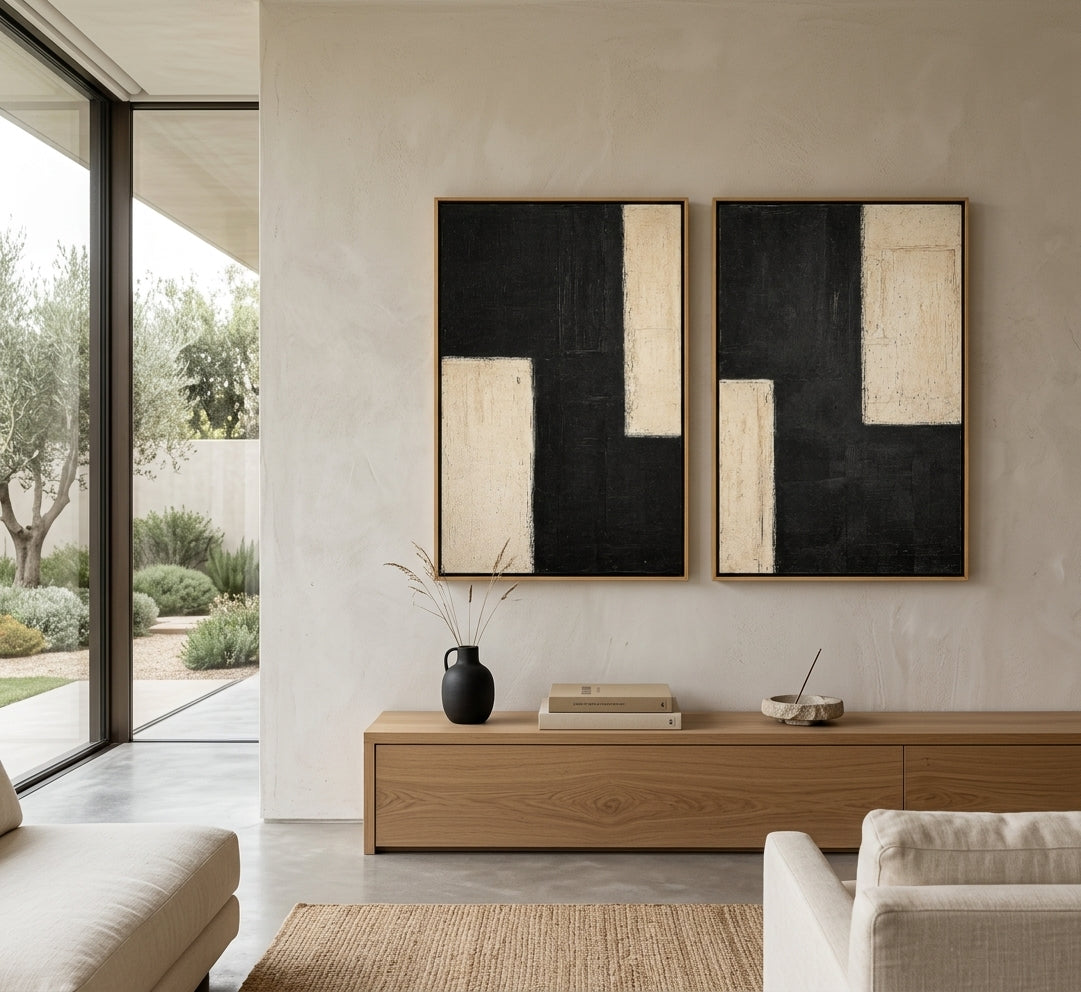 2 Piece Wall Art — Twin Monoliths