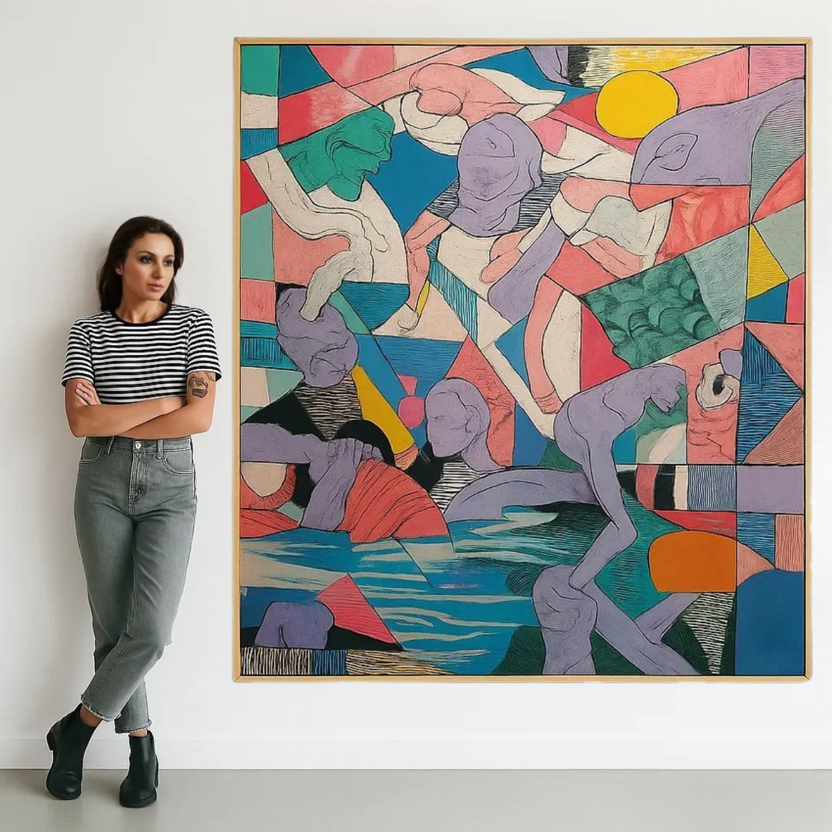 contemporary abstract art print