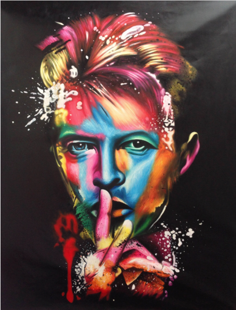 Original Painting : David Bowie Original Painting - Chiara Rossetti