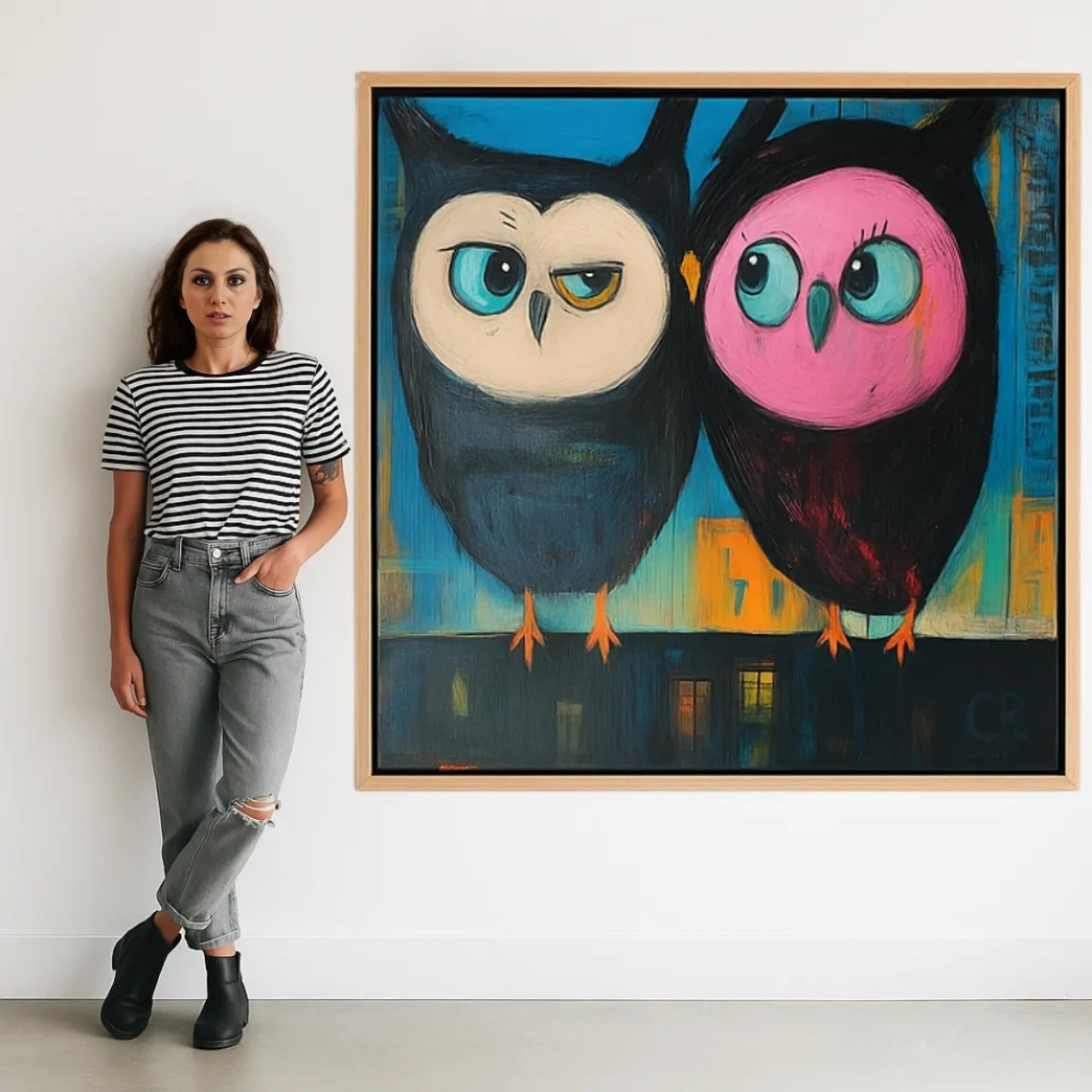 Owl house art print