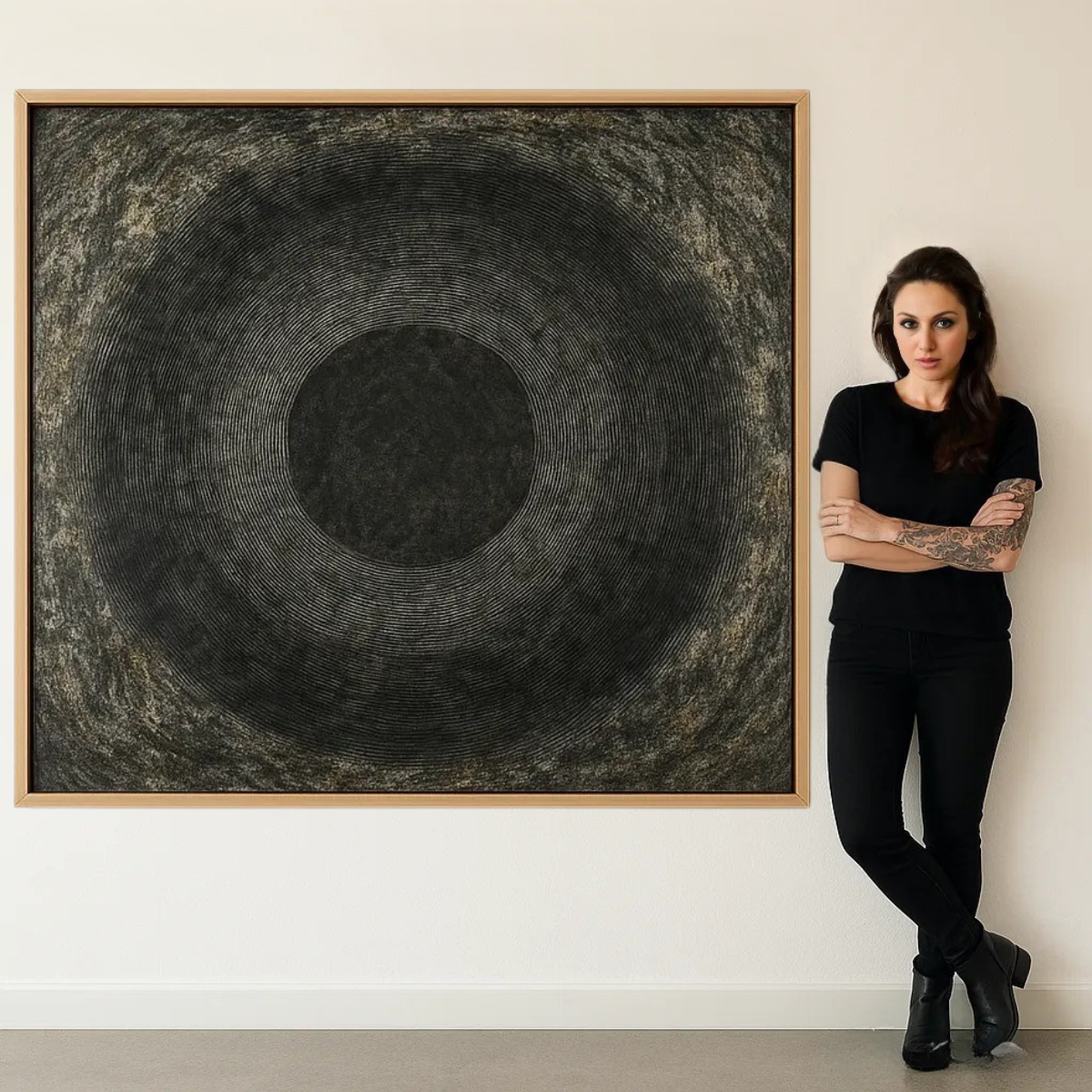 abstract canvas wall art black and white&nbsp;